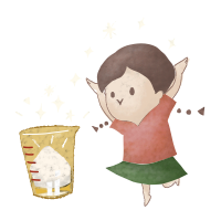 お米を計量するイラスト