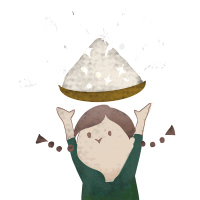 お米を研ぐイラスト